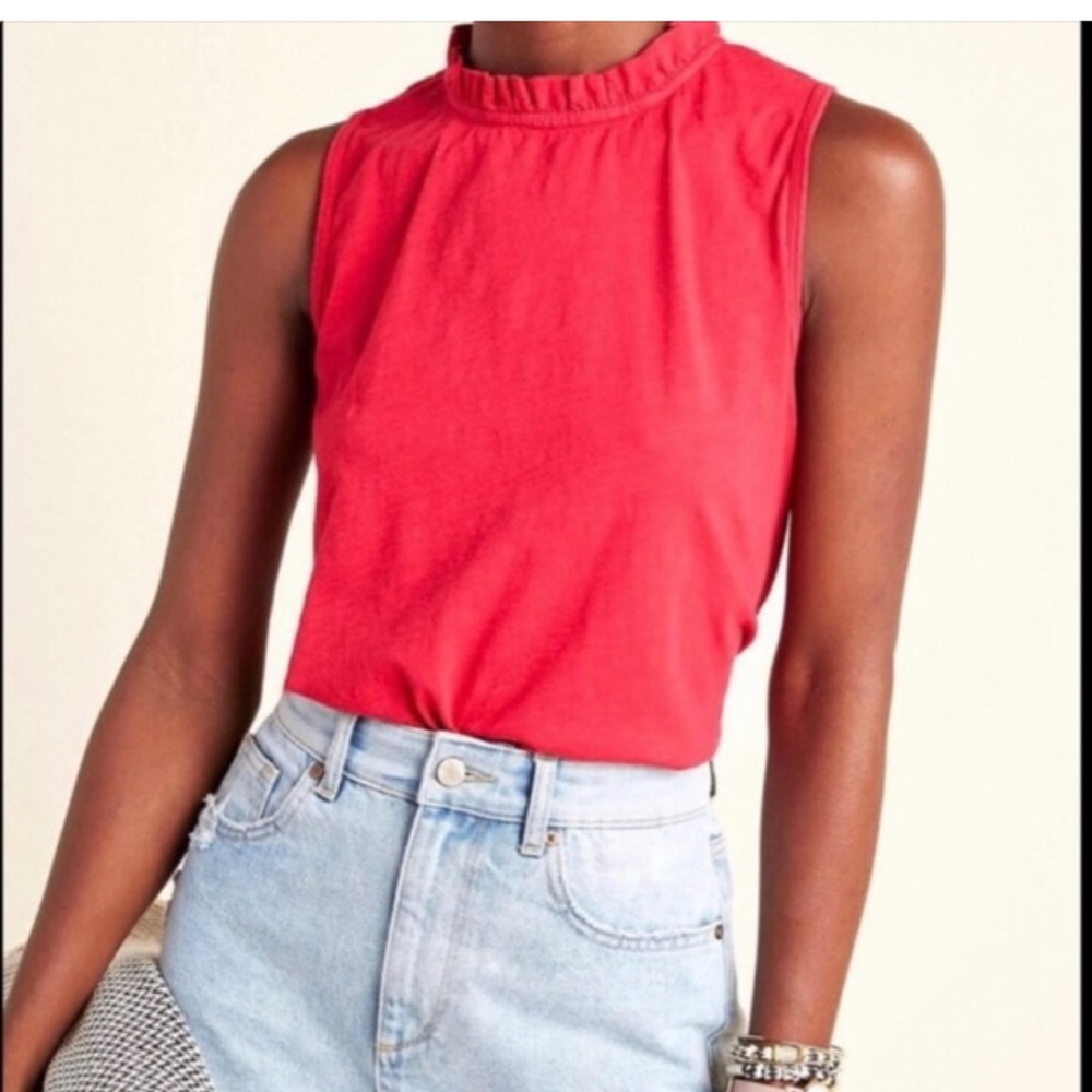 T.La Theia Sleeveless Top with Ruffled Neckline from Anthropologie - Women’s XS